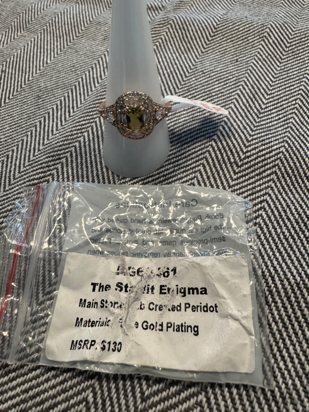 The Starlit Enigma - Birthday/Original Ring by BP - Size 10.